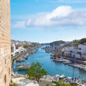 Bonitas vistas de la ciudadela de Menorca