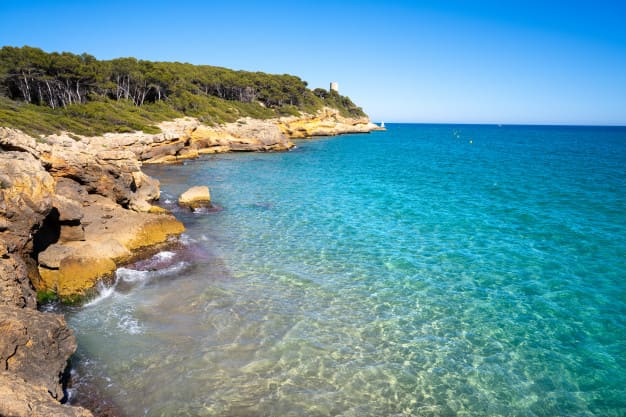 roca plana mejores playas cataluna