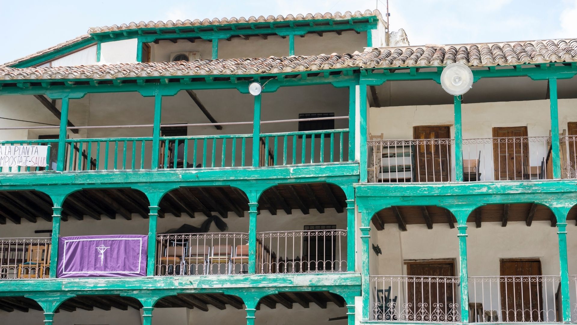 plaza de chinchon, pueblo de madrid