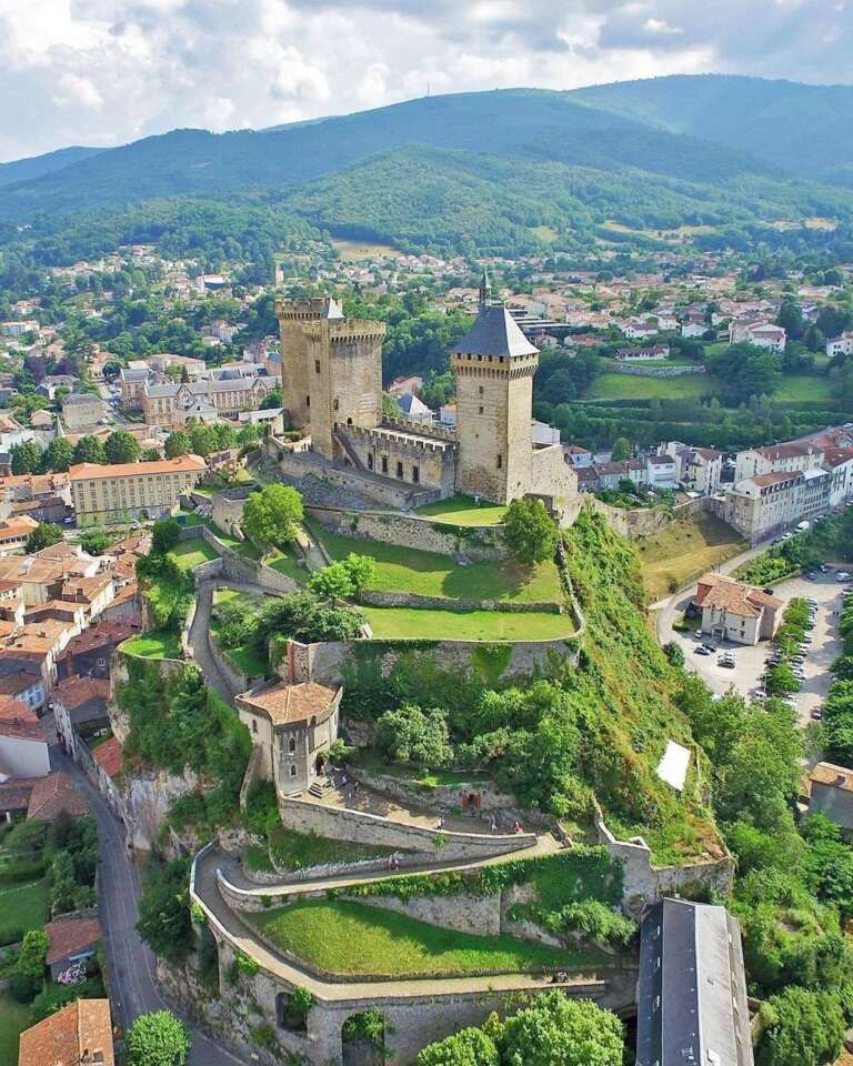 El Castillo de Foix, imagen icónica de la Ariège