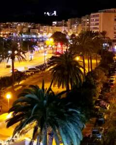 PASEO MARITIMO BY NIGTH