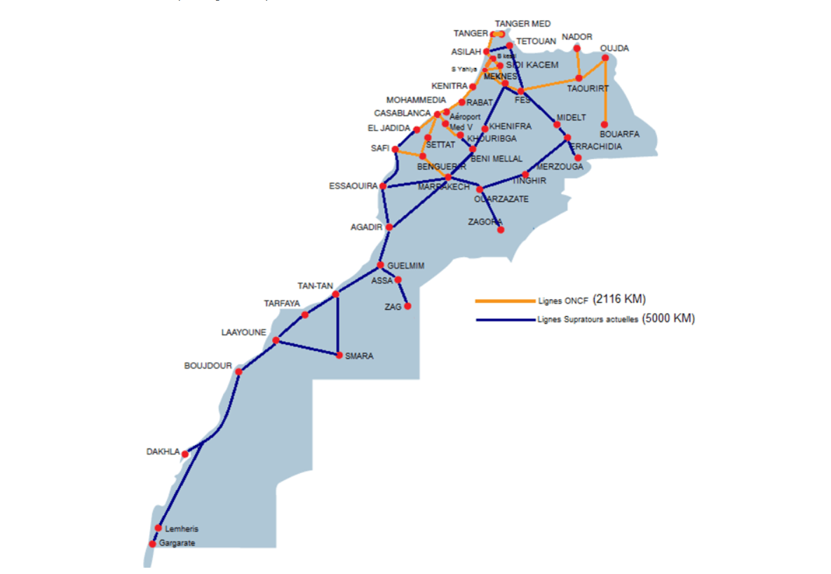 buses marruecos 