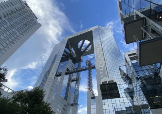sky japan blue sky modern architecture beautiful scenery umeda beautiful moments umeda sky building t20 KJ6e1x