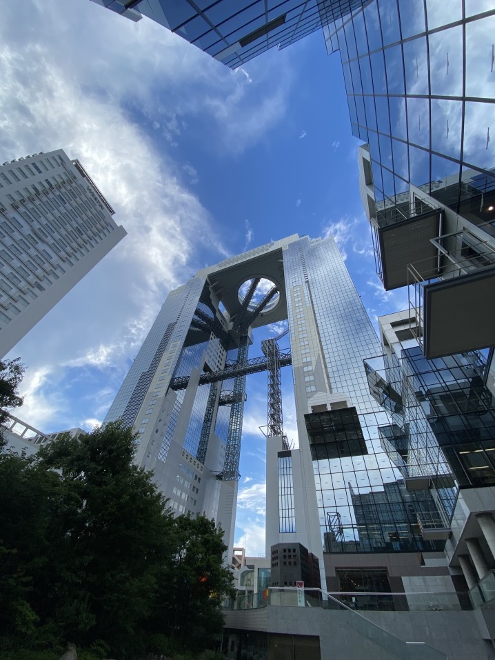 sky japan blue sky modern architecture beautiful scenery umeda beautiful moments umeda sky