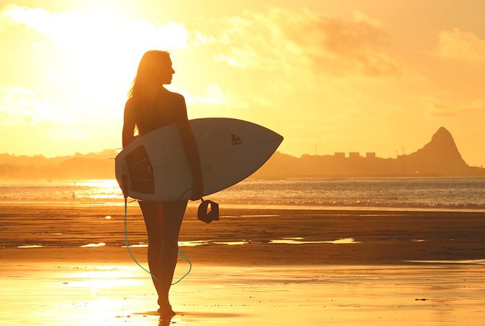 Surf el deporte nacional de Bali