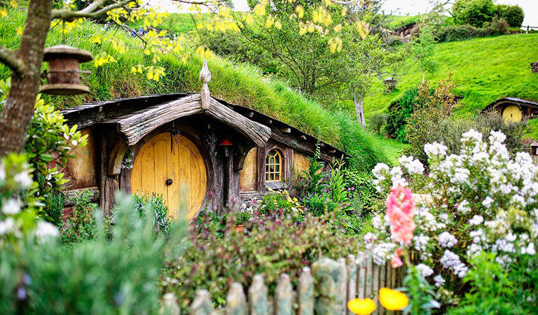 La comarca del Hobbit en Hobbiton Nueva Zelanda, Donde se filmo el señor de los anillos
