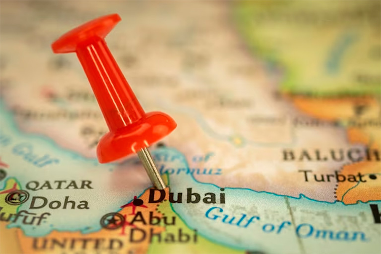 Guia completa de Dubai mapas localización, donde alojarse